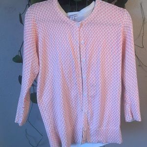 Highlighter Orange 🍊Printed Cardigan